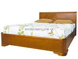 Ліжко Мілена з інтарсією та підйомною рамою